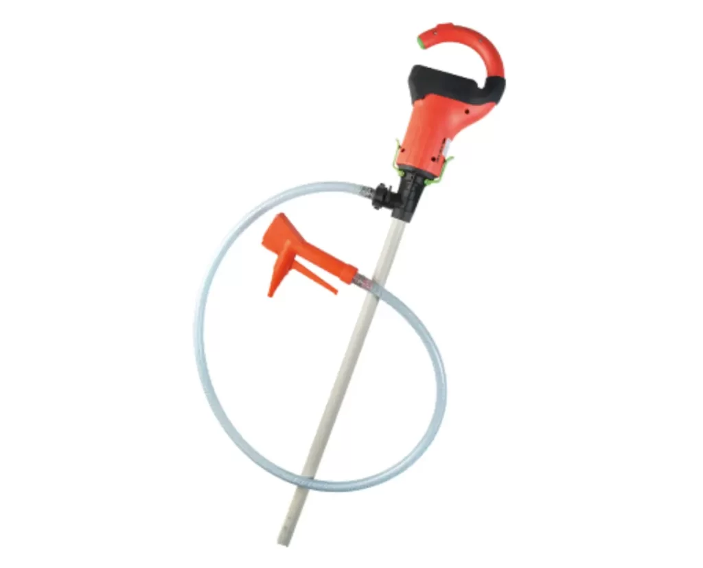 Battery drum pump