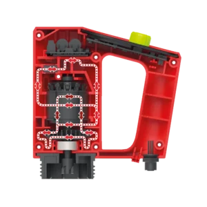 Maximum protection: closed housing of FBM 4100 battery motor